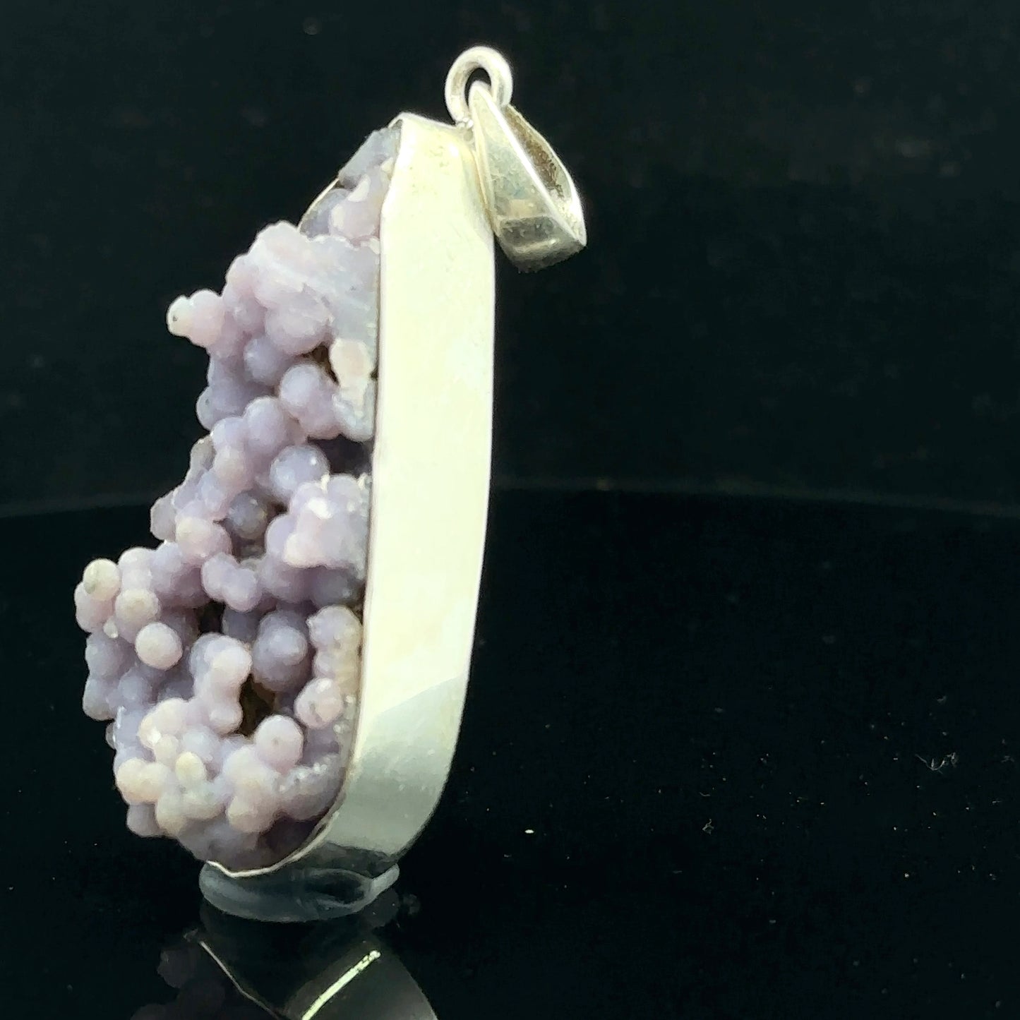 Grape Agate Pendant, 17g, 2 x 6 cm