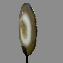 Lejupielādēt attēlu galerijas skatītājā, Ahāts griezts; uz statīva; Brazīlija; griezuma izmērs 16 x 17 cm