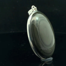Load image into Gallery viewer, Rainbow Obsidian Pendant, 17g, 3.5 x 5.5 cm