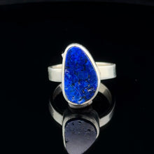 Lejupielādēt attēlu galerijas skatītājā, Gredzens Lazurīts, 18 izmērs, sudrabs 925