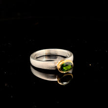 Load image into Gallery viewer, Chrome Diopside Ring, Size 20, 5g; 925 Sterling Silver