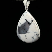 Load image into Gallery viewer, Agate Merlenite pendant 4cm: 925 silver