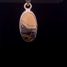 Load image into Gallery viewer, Pendant Agate Sphalerite 2cm: silver 925