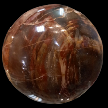 Загрузить изображение в средство просмотра галереи, Шар Oкаменелое дерево 75 мм