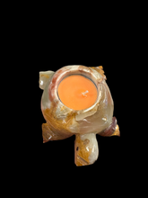 Lejupielādēt attēlu galerijas skatītājā, Svečturis kalcīta marmors, bruņurupuča formas, 12 cm