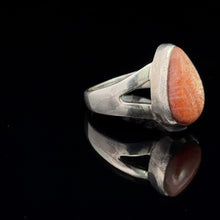 Lejupielādēt attēlu galerijas skatītājā, Gredzens Saules akmens; 16 izmērs sudrabs 925