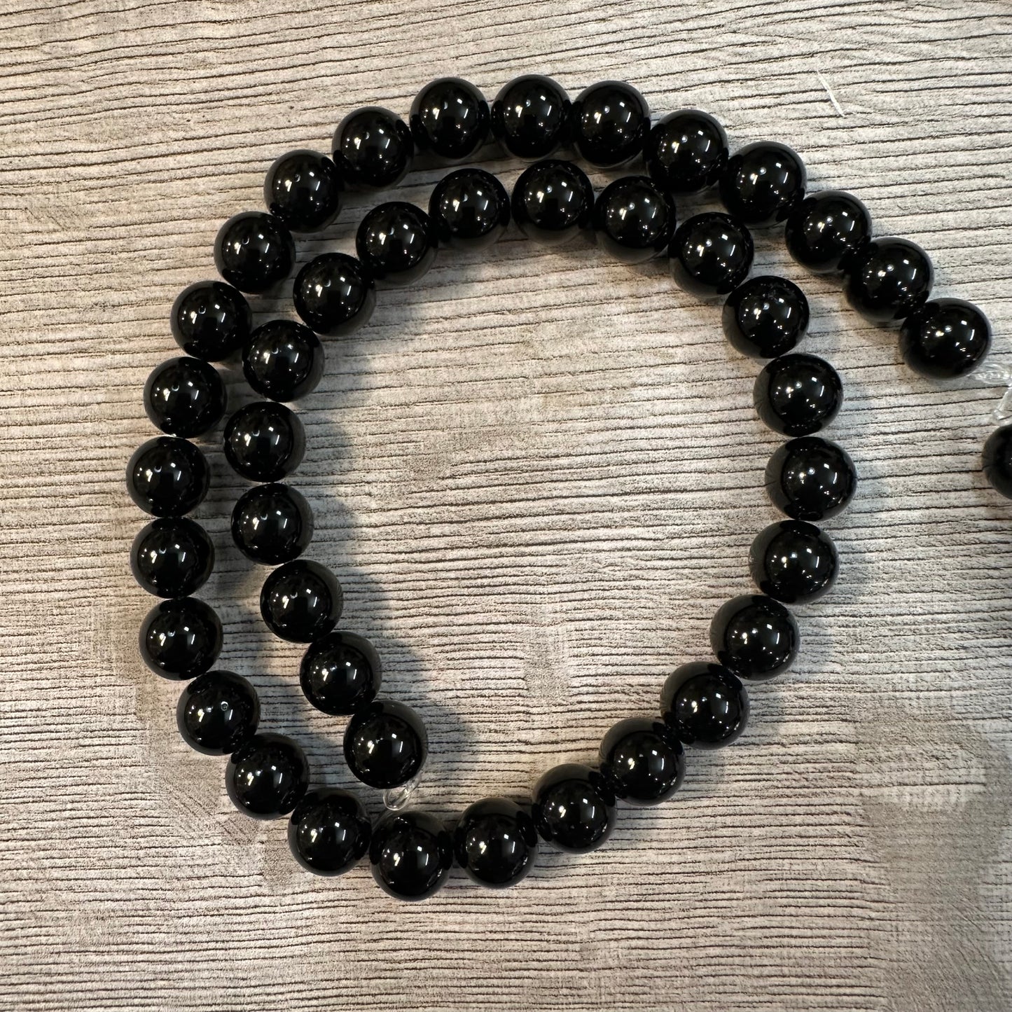 Black Obsidian Beads, 10mm, 40 pcs.