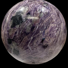 Load image into Gallery viewer, Charoite ball; 1400g 110 mm