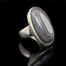 Загрузить изображение в средство просмотра галереи, Кольцо Агат 17.5 размер: серебро 925