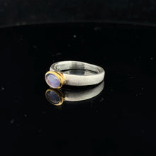 Load image into Gallery viewer, Tanzanite Ring Silver 925 Size 18.5