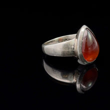 Lejupielādēt attēlu galerijas skatītājā, Hesonīta granāta gredzens, izmērs 14,5; sudrabs 925