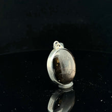 Load image into Gallery viewer, Sapphire pendant, 11g, 2 x 4 cm; 925 sterling silver