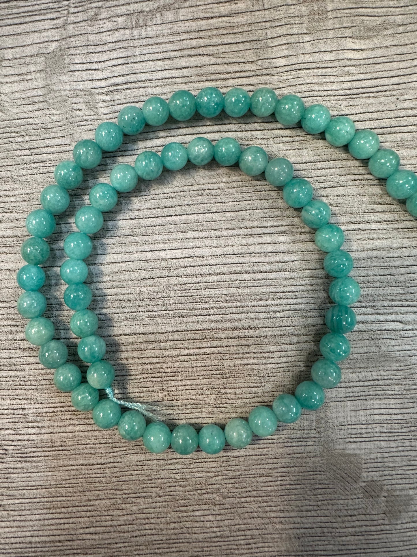 Amozanite beads 8 mm, 46 pcs.