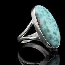 Загрузить изображение в средство просмотра галереи, Кольцо Ларимар 16.5 размер: серебро 925