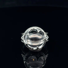 Lejupielādēt attēlu galerijas skatītājā, Limūrijas kvarca gredzens FROJE, 16. izmērs: 925. proves sudrabs