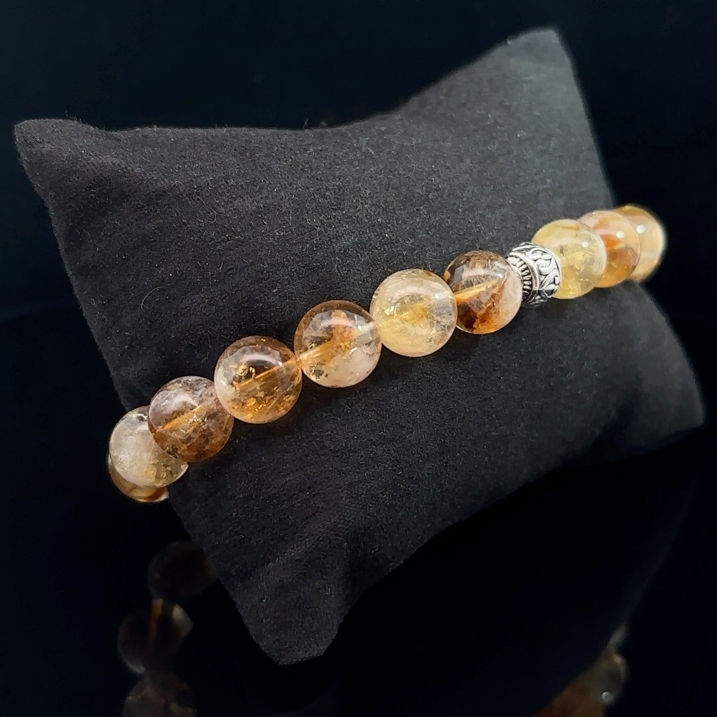 Citrine Bead Bracelet