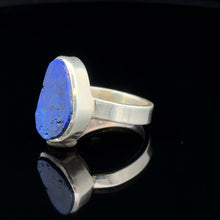 Lejupielādēt attēlu galerijas skatītājā, Gredzens Lazurīts, 18 izmērs, sudrabs 925