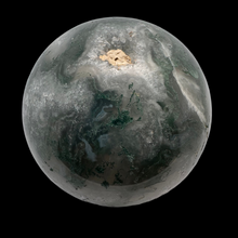 Загрузить изображение в средство просмотра галереи, Шар Агат моховый 70 мм