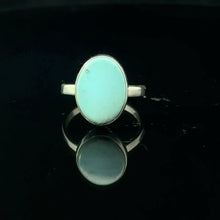 Load image into Gallery viewer, Kazakhstan Turquoise Ring, 16.5 cm, size 2.4 g, stone 8 x 12 mm; 925 sterling silver