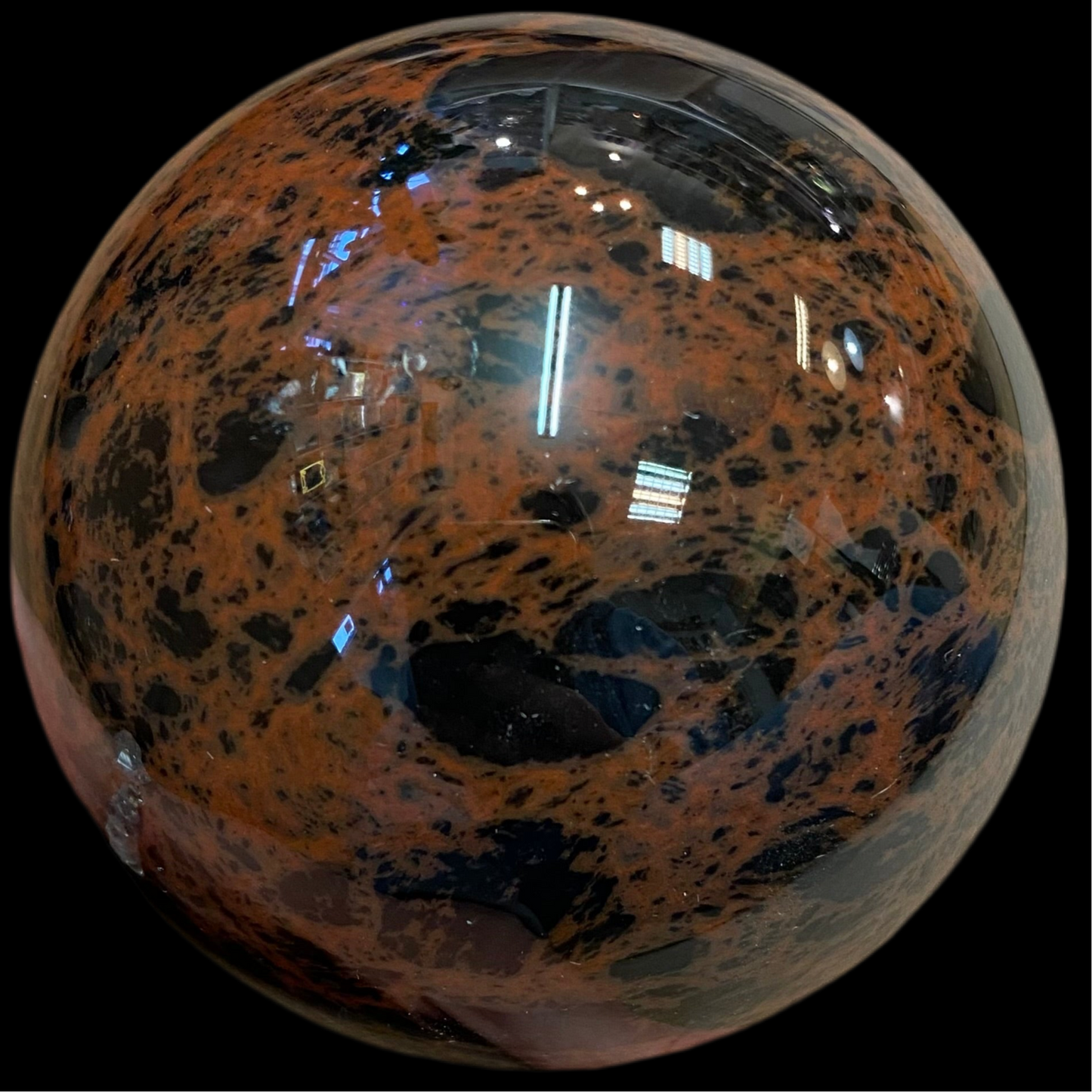 Obsidian Sphere 770 g 9 cm