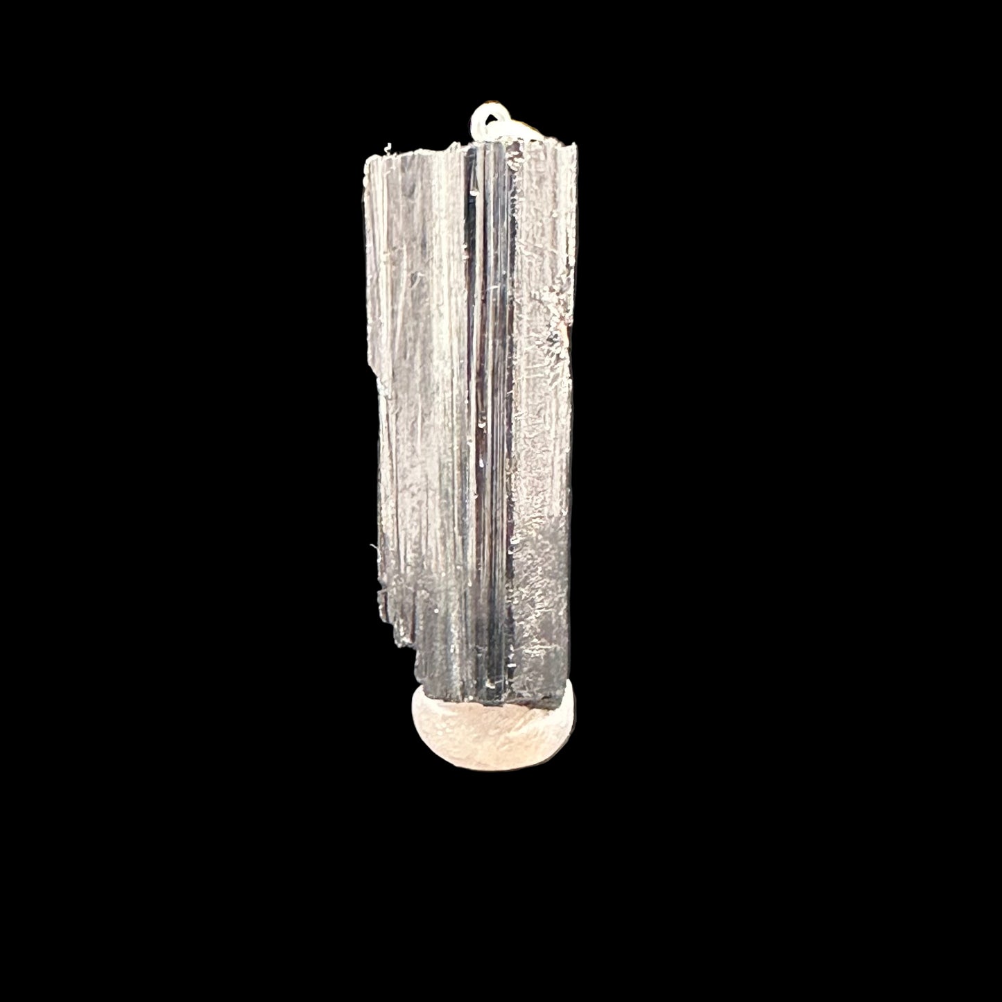 Pendant Tourmaline black 9.4 g 10 mm by 40 mm