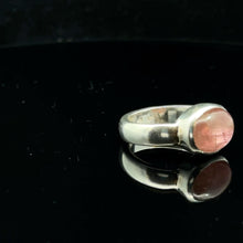 Load image into Gallery viewer, Pink Tourmaline Ring, size 18.5; 925 sterling silver