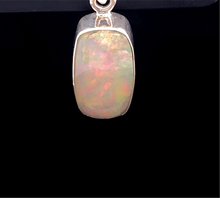 Load image into Gallery viewer, Opal Pendant 2cm: Silver 925