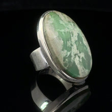Load image into Gallery viewer, Variscite ring size 16: silver 925