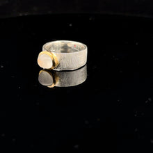 Load image into Gallery viewer, Odular ring, size 16 (moonstone); 925 silver