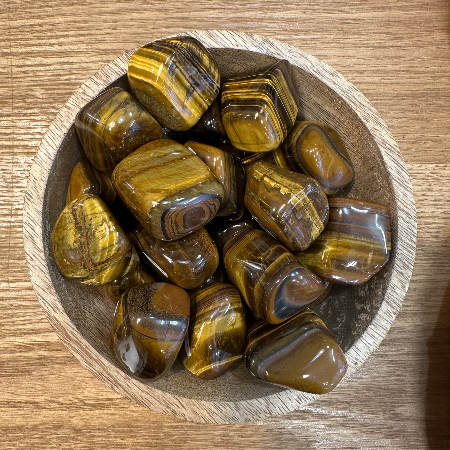 Natural tiger eye mineral