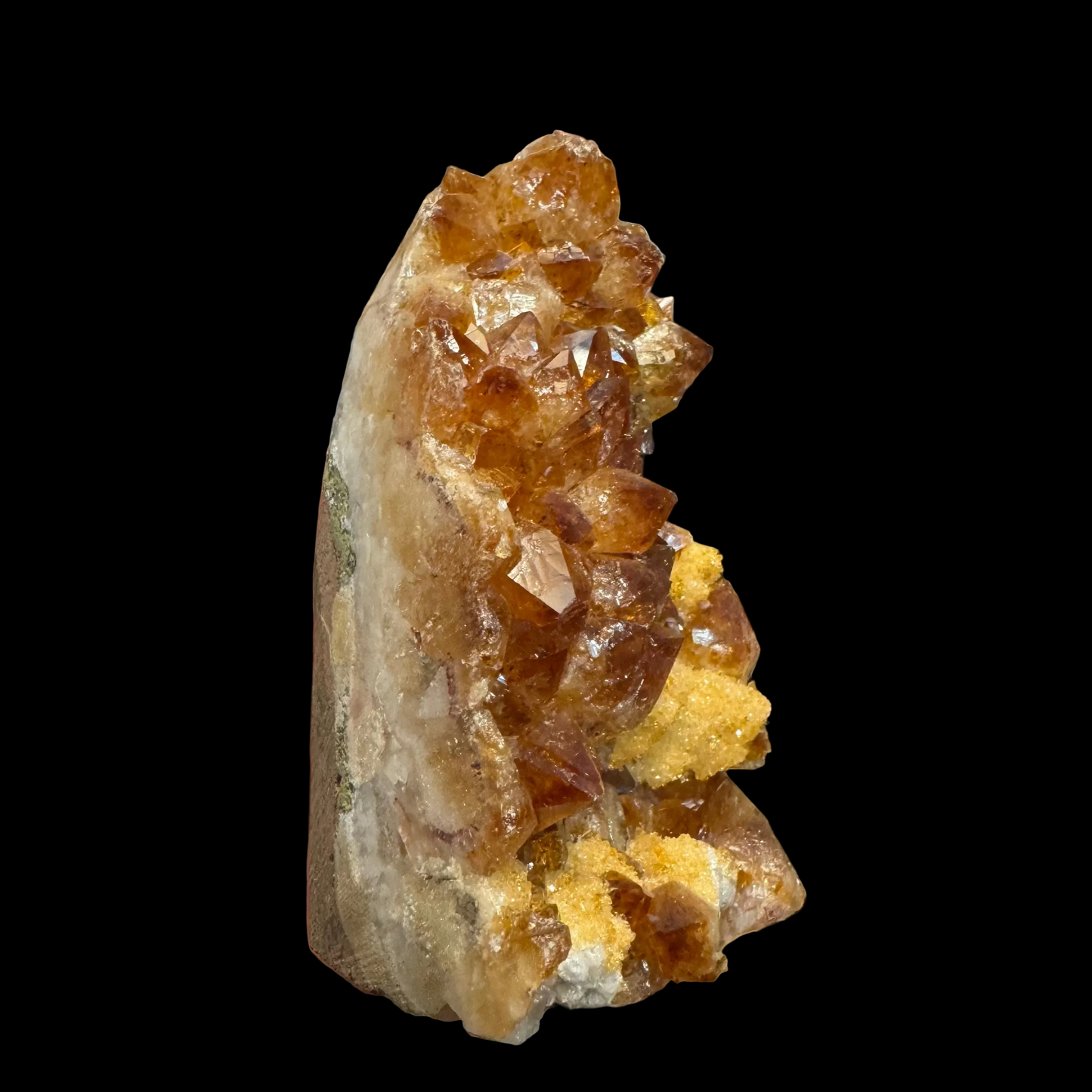 Citrine Druse 11×6×6.5 cm 610 g