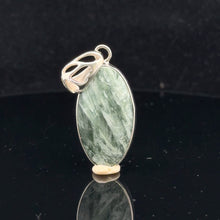 Загрузить изображение в средство просмотра галереи, Seraphinite Pendant 4 cm Silver 925