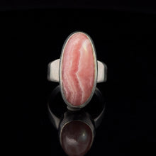Lejupielādēt attēlu galerijas skatītājā, Gredzens Rhodochrosite, 17,5 izmērs, sudrabs 925