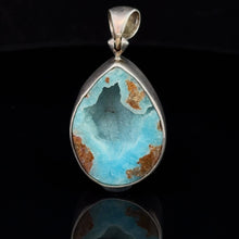 Load image into Gallery viewer, Hemimorphite Pendant 2*4cm: 925 silver