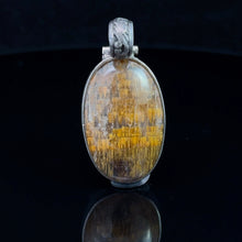 Load image into Gallery viewer, Pendant Quartz Cacoxenite 2.5*1.7cm: silver 925