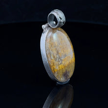 Load image into Gallery viewer, Pendant Quartz Cacoxenite 2.5*1.7cm: silver 925