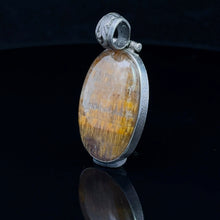 Load image into Gallery viewer, Pendant Quartz Cacoxenite 2.5*1.7cm: silver 925