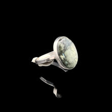 Load image into Gallery viewer, Seraphinite Ring, Size 16, Weight 11.6 g, Stone Size 12 × 16 mm, 925 Sterling Silver