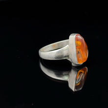 Lejupielādēt attēlu galerijas skatītājā, Fire Opal gredzens, 4 g; 16 izmērs, sudrabs 925