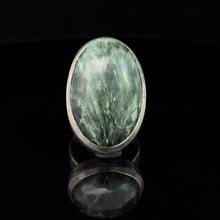 Загрузить изображение в средство просмотра галереи, Кольцо Серафинит 17 размер 12: серебро 925