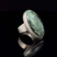 Загрузить изображение в средство просмотра галереи, Кольцо Серафинит 17 размер 12: серебро 925