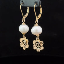 Lejupielādēt attēlu galerijas skatītājā, Pērļu 14k zelta pārklājums