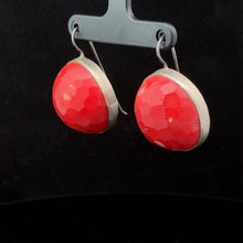 Загрузить изображение в средство просмотра галереи, Серьги Коралл 2.5см: серебро 925