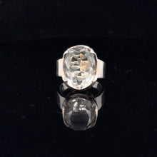 Load image into Gallery viewer, Quartz Ring Silver 925 Size 15 front side