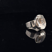 Load image into Gallery viewer, Quartz Ring Silver 925 Size 15
