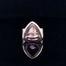 Load image into Gallery viewer, Amethyst Ring Silver 925 Size 16