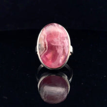 Load image into Gallery viewer, Rhodochrosite Ring Silver 925 Size 21