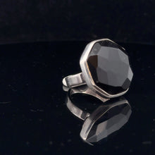 Load image into Gallery viewer, Onyx Ring Silver 925 Size 18