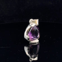 Load image into Gallery viewer, Amethyst Pendant Silver 925 27 mm