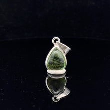 Load image into Gallery viewer, Tourmaline Pendant Silver 925 24 mm